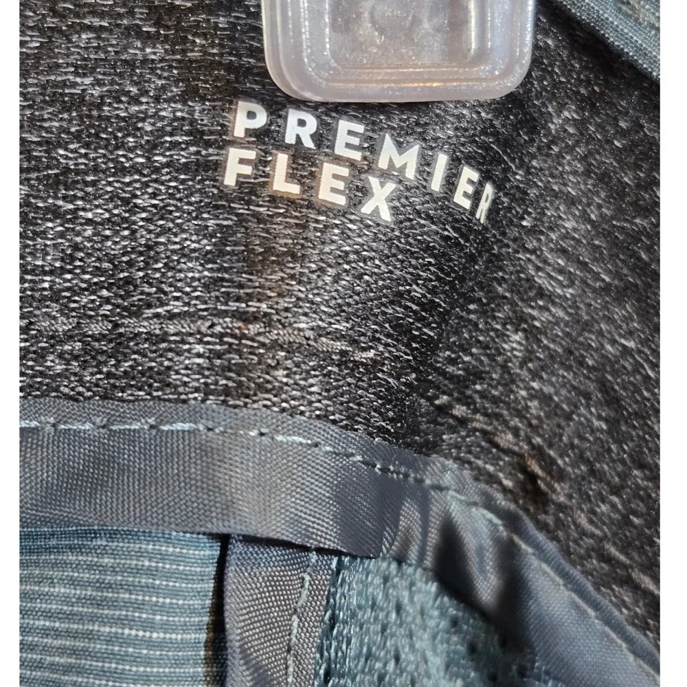 Mens Premier Flex Flat Front Shorts Blend Casual Blue Gray‎ 40 Outdoor Casual
